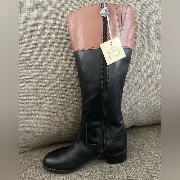 Franco Sarto Chipper Women's Riding Boot Winter Two Tone - Picture 6 of 8